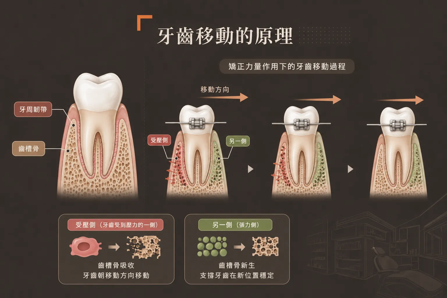 牙齒矯正原理是什麼